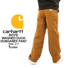 Kids Car Heart Painter Underwear Wash Processing Usa Model Boys Brand Carhartt Pants Duck Canvas The Size That The Size That The Child