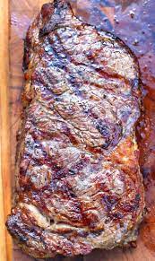 rib eye steak perfectly grilled