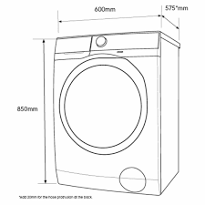 Laundry centers, top load, front load washing machine dimensions by width, height and depth. Electrolux 7 5 Kg Front Load Washing Machine Ewf7524cdwa Appliances Online