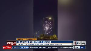 illegal fireworks seen nightly across