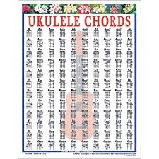 Amazon Com Walrus Productions Ukulele Chord Mini Chart