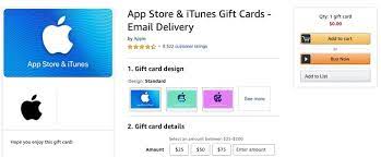 itunes and app gift cards