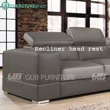 l shape sofa with recliner head rest