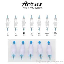 New Arrival Disposable Pum Tattoo Needle Cartridge For Artmex V8 V6 V3 Semi Permanent Makeup Machine Kwadron Needles Tattoo Needle Sizes From