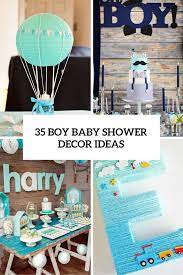 35 boy baby shower decorations that are