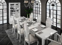 carmen white dining room, modern dining