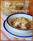 applesauce oat crunch