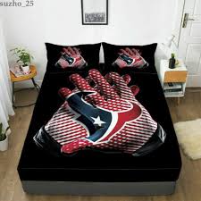 Houston Texans 3pcs Fitted Sheet