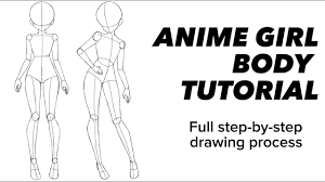 to draw anime body for beginners