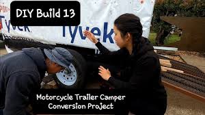 diy homemade motorcycle trailer cer