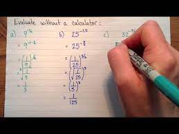 Negative Fractional Exponents