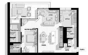 Single Male Loft Floor Plan Interior