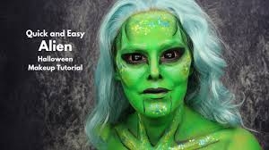 easy alien makeup tutorial halloween