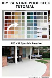 Diy Painting Pool Deck Tutorial