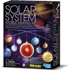 4m 3225 Kidz Labs Solar System Mobile Making Kit For Kids
