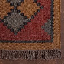 stair carpet multi hand woven jute and