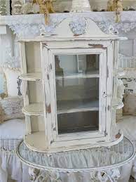 Wall Curio Cabinet Painted Curio