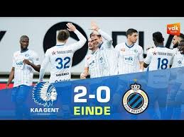 Daniel pérez opened his account ten minutes before the end when he headed in a fourth for the blue and black. Kaa Gent Club Brugge 2 0 Youtube