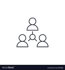 People Group Community Network Thin Line Icon