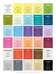 The Unofficial Paper Source Color Guide This Handy