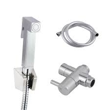 br brushed nickel toilet bidet spray