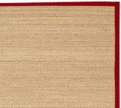 custom color bound seagr rug