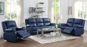 electric reclining leather sofa set