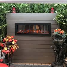 Outdoor Wall Mounted Electric Fireplace