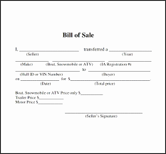 Vehicle Bill Of Sale Template Word Templates Bill Sale Free Blank