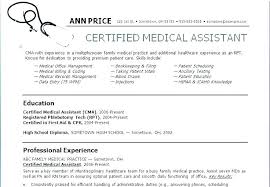 Medical Assistant Resume Examples Resume Medical Assistant Resumes