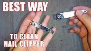 how to remove rust from nail clippers