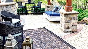 how to paint an outdoor rug an easy