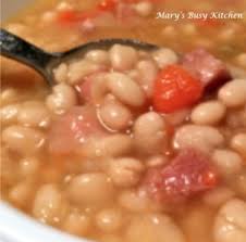 the best ham and navy bean soup gf