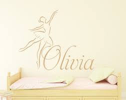Ballerina Name Wall Decal Sticker