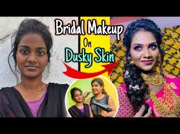 hd bridal makeup on dusky skin