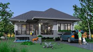 Elevated Four Bedroom House Design