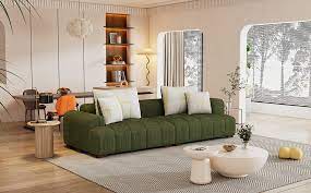 103 9 Corduroy Fabric Comfy Sofa With
