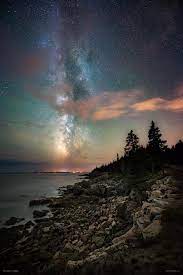 With breathtaking views of the maine coastline and acadia national park, under canvas acadia is the perfect base camp for an ideal new england getaway. Western Point In Acadia National Park Maine Usa Night Sky Clouds A Long Exposure 2000x1335 Oc Earthporn