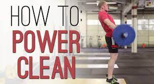 how to power clean power clean