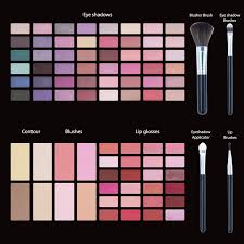 nuotridge 80 colors makeup kit with 4