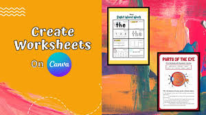 how to create worksheets on canva make
