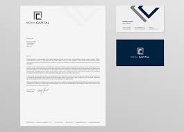 A business letterhead is one of the items should be included in every document sent to the bank's clients. Elegant Upmarket Investment Banking Letterhead Design For A Company By Logodentity Design 17379000