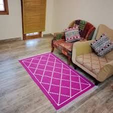 rectangular woven cotton designer rugs