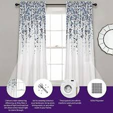 Lush Decor Weeping Flowers Curtains