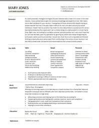 Retail CV template sales environment sales assistant CV shop Best Letter  Examples Kennel Assistant Resume