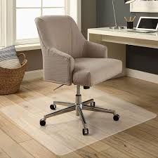 pvc clear non slip office chair desk