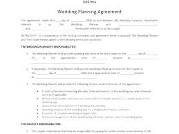 Event Management Contract Template Event Planner Contracts Event
