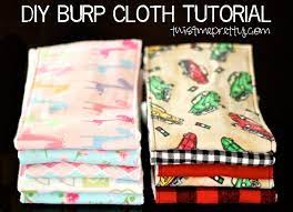 burp cloths made from cloth diapers