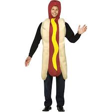 Hot Dog Adult Halloween Costume One Size