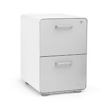 Yitahome® 3 drawer metal filing cabinet white. Poppin Stow 2 Drawer File Cabinet White Grey Staples Ca
